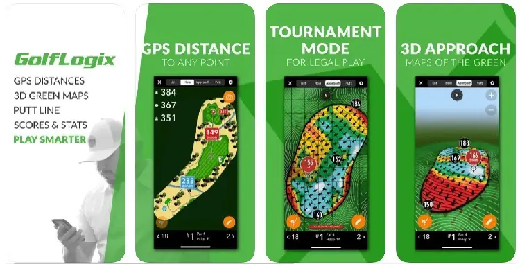 GolfLogix Golf GPS + Putt Line
