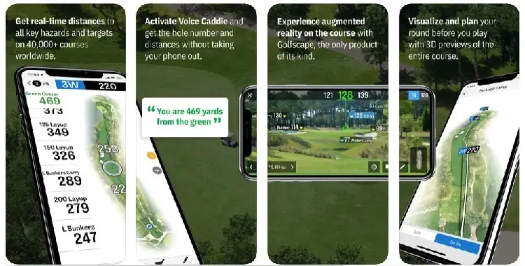 game golf digital shot tracking system